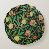 ウィリアムモリスクラシックフローラ屋外 ラウンドクッション (裏面)
