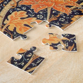 ウィリアムモリスクレイフローラアールヌーボーパターン ジグソーパズル (側面)