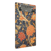 ウィリアムモリスクレイフローラアールヌーボーパターン ミニクリップボード (アングル)