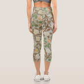 ウィリアムモリスクローバーボタニカルフラワー カプリレギンス (裏面)