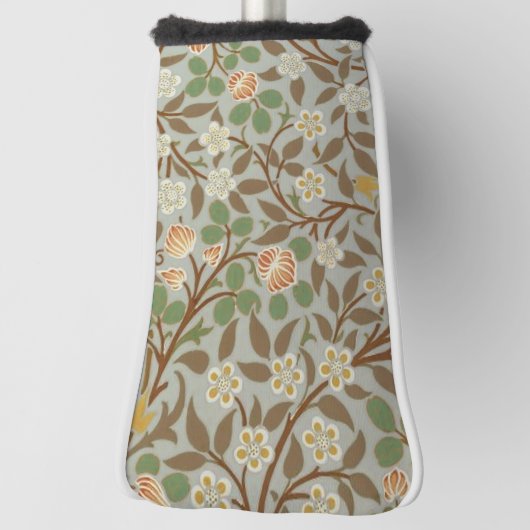 ウィリアムモリスクローバーボタニカルフラワー ゴルフヘッドカバー (回転90)