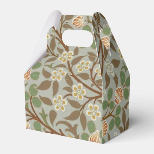 ウィリアムモリスクローバーボタニカルフラワー フェイバーボックス (裏面サイド)