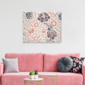 ウィリアムモリスグラフトンボタニックアートデザイン キャンバスプリント (インサイチュ (リビング))