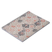 ウィリアムモリスグラフトンボタニックアートデザイン ノートブック (左側)