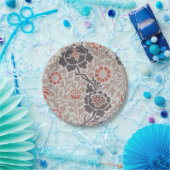 ウィリアムモリスグラフトンボタニックアートデザイン ペーパープレート (パーティー)