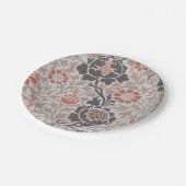 ウィリアムモリスグラフトンボタニックアートデザイン ペーパープレート (アングル)