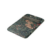 ウィリアムモリスグリーンリーキツネ野生生物 バスマット (アングル)