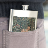 ウィリアムモリスグリーンリーキツネ野生生物 フラスク (インサイチュ)