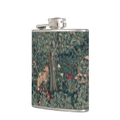 ウィリアムモリスグリーンリーキツネ野生生物 フラスク (左)