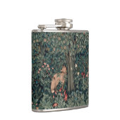 ウィリアムモリスグリーンリーキツネ野生生物 フラスク (右)