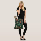 ウィリアムモリスコンプトンフローラアールヌーボーパターン トートバッグ (モデル)