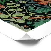 ウィリアムモリスコンプトンフローラアールヌーボーパターン ポスター (コーナー)