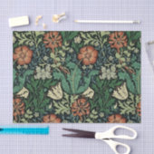 ウィリアムモリスコンプトンフローラアールヌーボーパターン 薄葉紙 (クラフト)