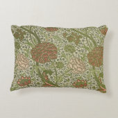 ウィリアムモリスコーレイセージフラワーフローラ植物学 アクセントクッション (裏面)