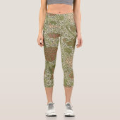 ウィリアムモリスコーレイセージフラワーフローラ植物学 カプリレギンス (正面)