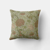 ウィリアムモリスコーレイセージフラワーフローラ植物学 クッション (裏面)