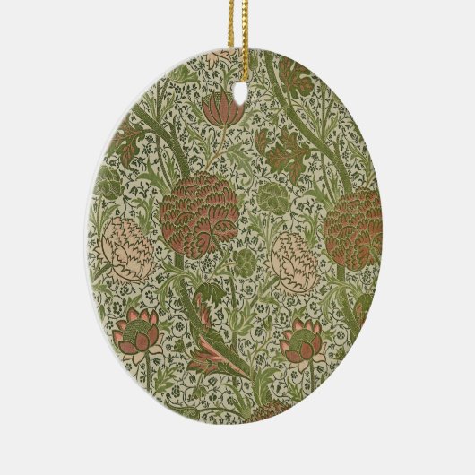 ウィリアムモリスコーレイセージフラワーフローラ植物学 セラミックオーナメント (右)