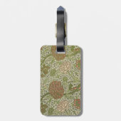 ウィリアムモリスコーレイセージフラワーフローラ植物学 ラゲッジタグ (裏面縦)