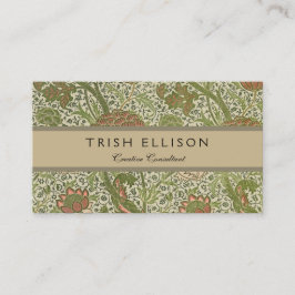 ウィリアムモリスコーレイセージフラワーフローラ植物学 名刺