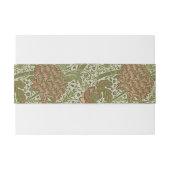 ウィリアムモリスコーレイセージフラワーフローラ植物学 招待状ベリーバンド (裏面例)