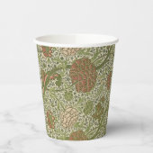 ウィリアムモリスコーレイセージフラワーフローラ植物学 紙コップ (左)