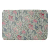 ウィリアムモリスコーレイヴィンテージフローラピンクグリーン バスマット (正面)