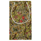 ウィリアムモリスゴールデンリリーアンティーク スモールペーパーバッグ (裏面)