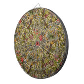 ウィリアムモリスゴールデンリリーアンティーク ダーツボード (正面右)