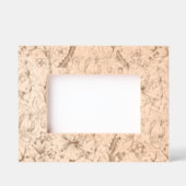 ウィリアムモリスゴールデンリリーアンティーク レーザー彫刻フレーム (正面)