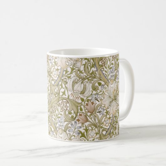 ウィリアムモリスゴールデンリリーガーデンフラワークラシックズ コーヒーマグカップ (正面右)