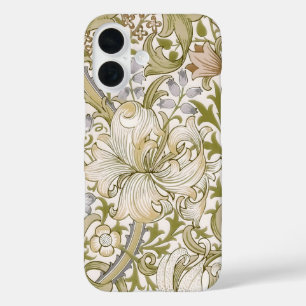 ウィリアムモリスゴールデンリリーガーデンフラワークラシックズ iPhone 16ケース