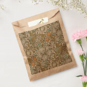 ウィリアムモリスゴールデンリリーブルークラシック金ゴールド フェイバーバッグ (封をした状態)