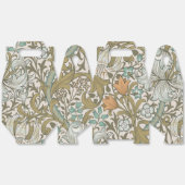 ウィリアムモリスゴールデンリリーブルークラシック金ゴールド フェイバーボックス (見開き)