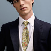 ウィリアムモリスゴールデンリリーヴィンテージパターン ネクタイ