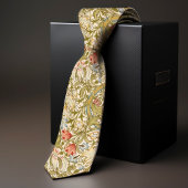 ウィリアムモリスゴールデンリリーヴィンテージパターン ネクタイ