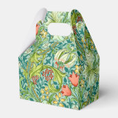 ウィリアムモリスゴールデンリリーヴィンテージフローラデザイン フェイバーボックス (正面サイド)