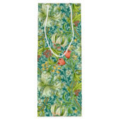 ウィリアムモリスゴールデンリリーヴィンテージフローラデザイン ワインギフトバッグ (裏面)