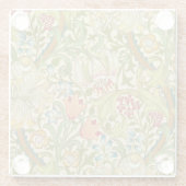 ウィリアムモリスゴールデンリリーヴィンテージプレラファエリート ガラスコースター (裏面)