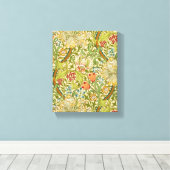 ウィリアムモリスゴールデンリリーヴィンテージプレラファエリート キャンバスプリント (インサイチュ (ウッドフロア))