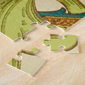 ウィリアムモリスゴールデンリリーヴィンテージプレラファエリート ジグソーパズル (側面)