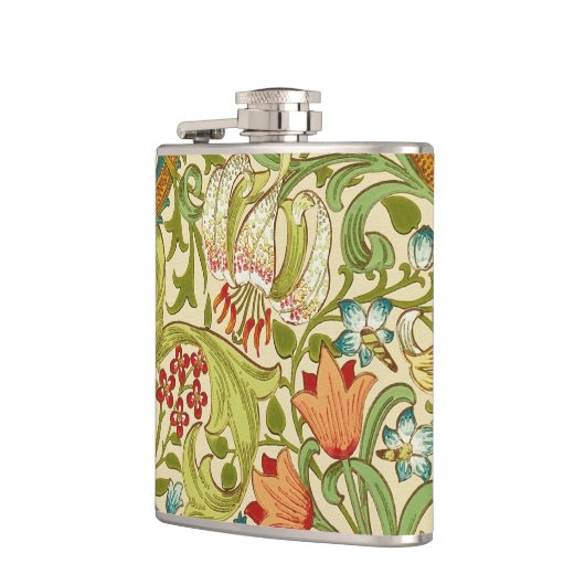 ウィリアムモリスゴールデンリリーヴィンテージプレラファエリート フラスク (左)