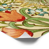 ウィリアムモリスゴールデンリリーヴィンテージプレラファエリート ポスター (コーナー)