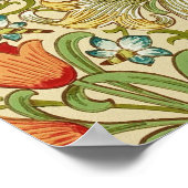 ウィリアムモリスゴールデンリリーヴィンテージプレラファエリート ポスター (角)