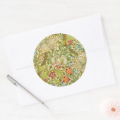 ウィリアムモリスゴールデンリリーヴィンテージプレラファエリート ラウンドシール (封筒)