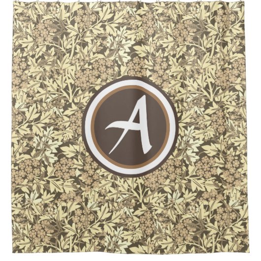 ウィリアムモリスシャワーカーテン葉 シャワーカーテン (正面)