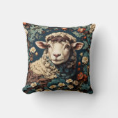 ウィリアムモリスシープ装飾用クッション クッション (正面)