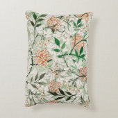 ウィリアムモリスジャスミンガーデンフラワークラシック アクセントクッション (裏面(縦))