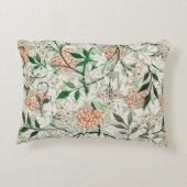 ウィリアムモリスジャスミンガーデンフラワークラシック アクセントクッション (裏面)