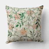 ウィリアムモリスジャスミンガーデンフラワークラシック クッション (裏面)