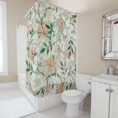 ウィリアムモリスジャスミンガーデンフラワークラシック シャワーカーテン (インサイチュ)